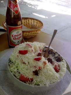 A meal is not propoer without Šopska salad