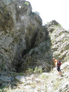 Overhanging sector Coloseum, home to two briliant routes: Zabushant and Kalabaster.